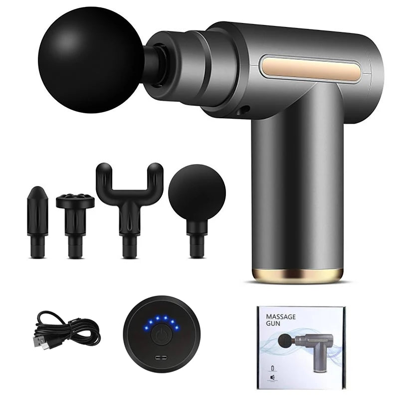Windaily Mini Fascia Gun – Portable Percussion Massager Percussion Massager Qst Gray