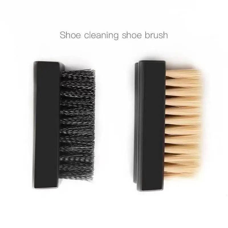 Nylon Shoe Cleaning Brush Set – Soft & Hard Bristles, 1 Pair Shoe Cleaning Brush Qme