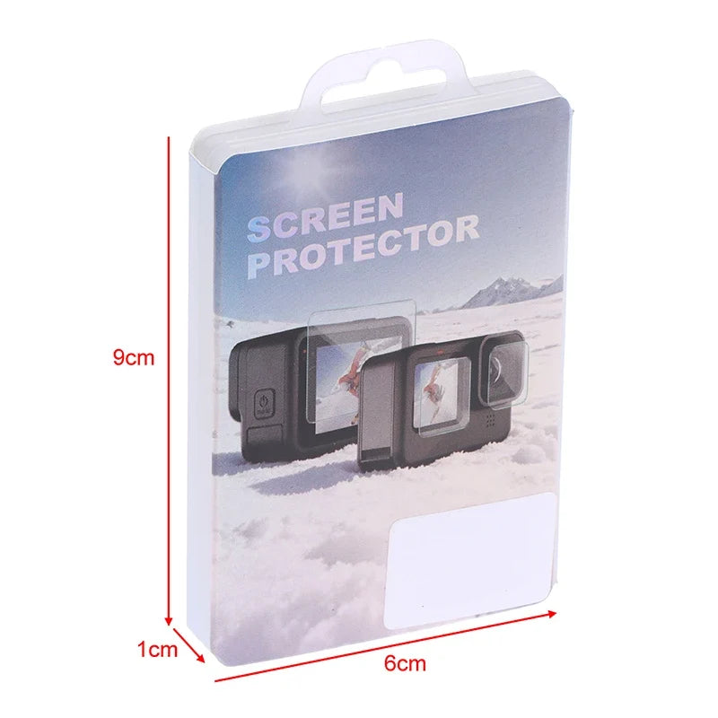 DJI Osmo Action 6 Tempered Glass Screen & Lens Protector 9H Camera Screen Protector Qme 1Set