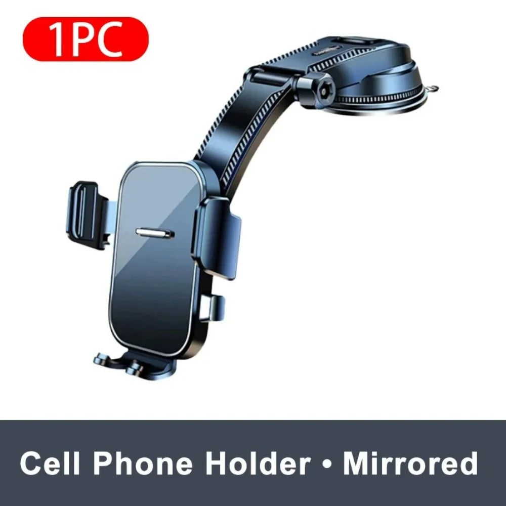 Car Dashboard Phone Holder 360° Rotation – Universal Mount Car Phone Mount Qme Mirrored type