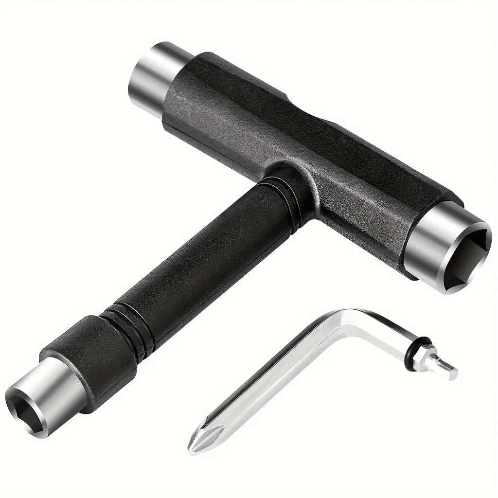 Skateboard T-Tool & Allen Wrench Multi-Function Skate Tool Skateboard Tool Qme