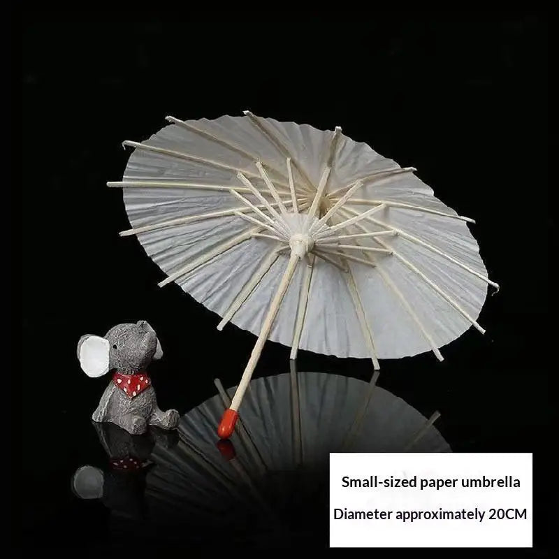 Blank Paper Umbrella DIY Craft Prop – 20cm to 84cm Sizes DIY Craft Prop Qme 20cm