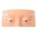 Full-Face Makeup Practice Panel for Beginners & Trainees Makeup Practice Panel Qme 1pc