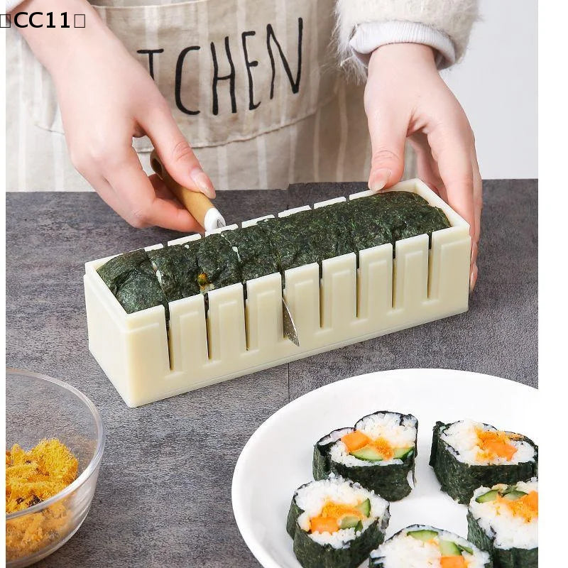 DIY Sushi Maker Rice Heart Mold Set – 3-Piece Kitchen Kit Sushi Rice Mold Set Qme Default Title