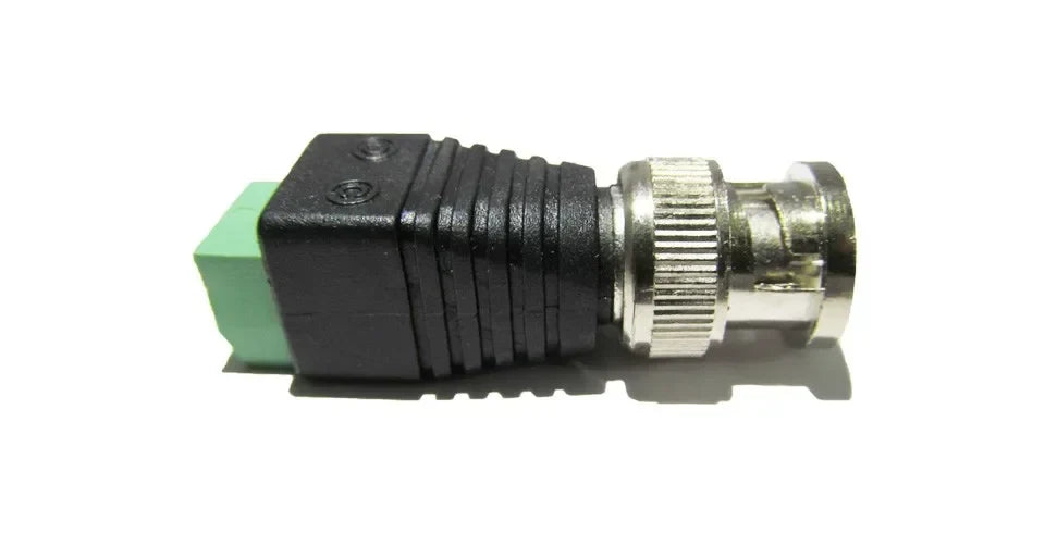 30pcs BNC Connector DC Plug Screw Terminal UTP Video Balun CCTV BNC Video Balun Connector Qme