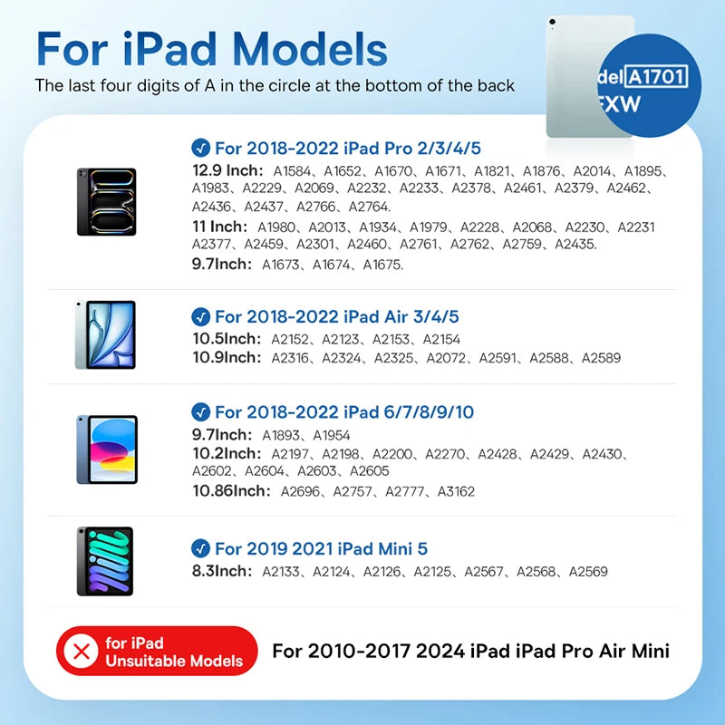 Baseus Stylus Lite LED Pen for iPad – Palm Rejection iPad Stylus Pen Qst