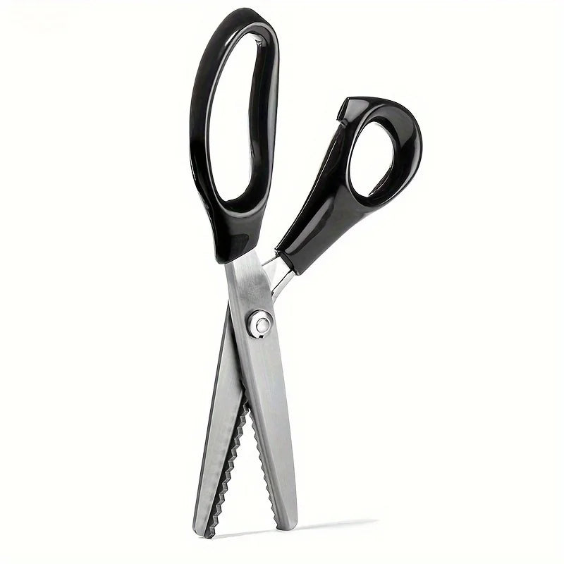 Zigzag Pinking Scissors – High-Carbon Stainless Steel Blades Pinking Scissors Qme 1pc