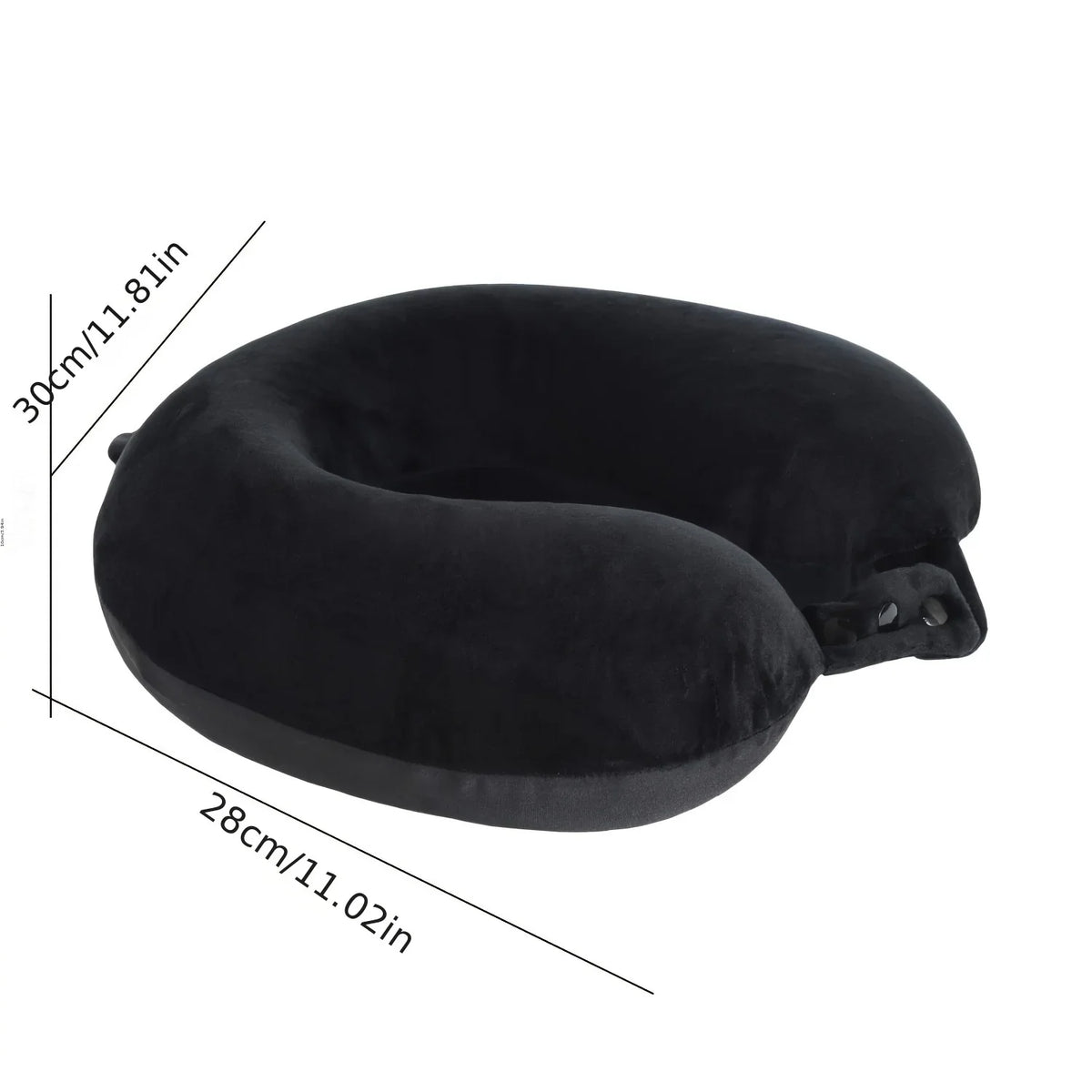Ergonomic U-Shape Travel Neck Pillow – Soft Adjustable Headrest Travel Neck Pillow Qme