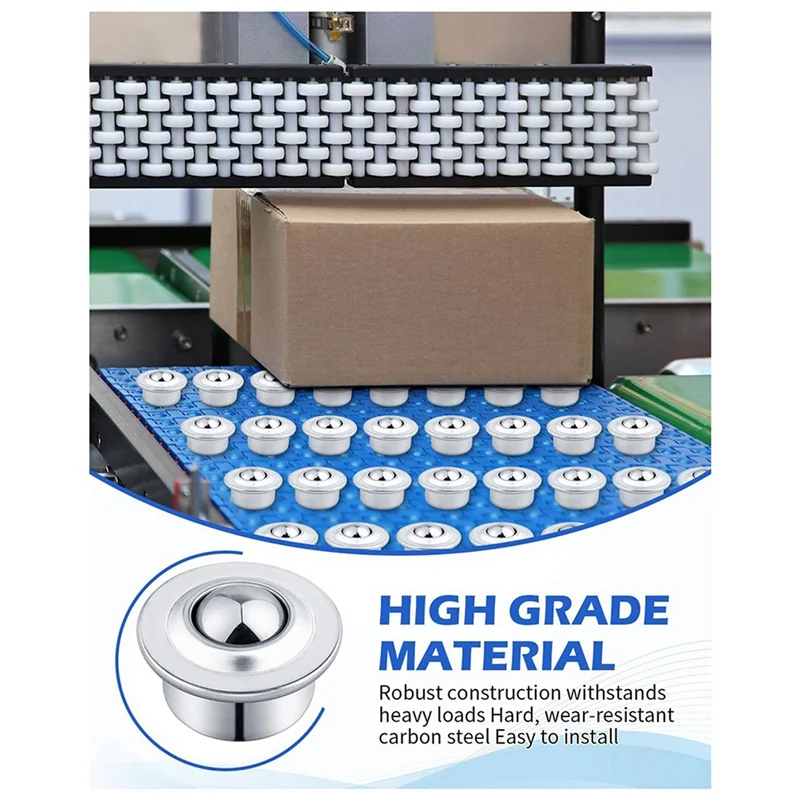 CY-15H Carbon Steel Ball Transfer Rollers – Bearing Casters Ball Transfer Casters Qme