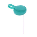 Reusable Silicone Soda Can Cover with Straw – BPA-Free Lid Silicone Can Cover Qst Light green