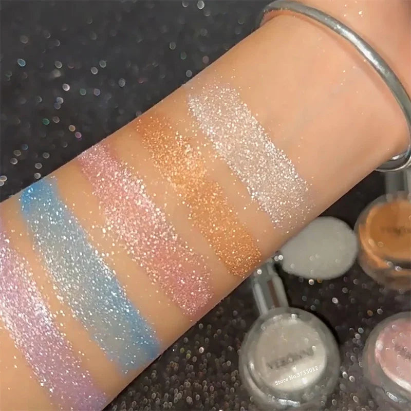 Shimmer Highlight Powder Spray – Waterproof Glitter Body Glow Body Shimmer Spray Qme