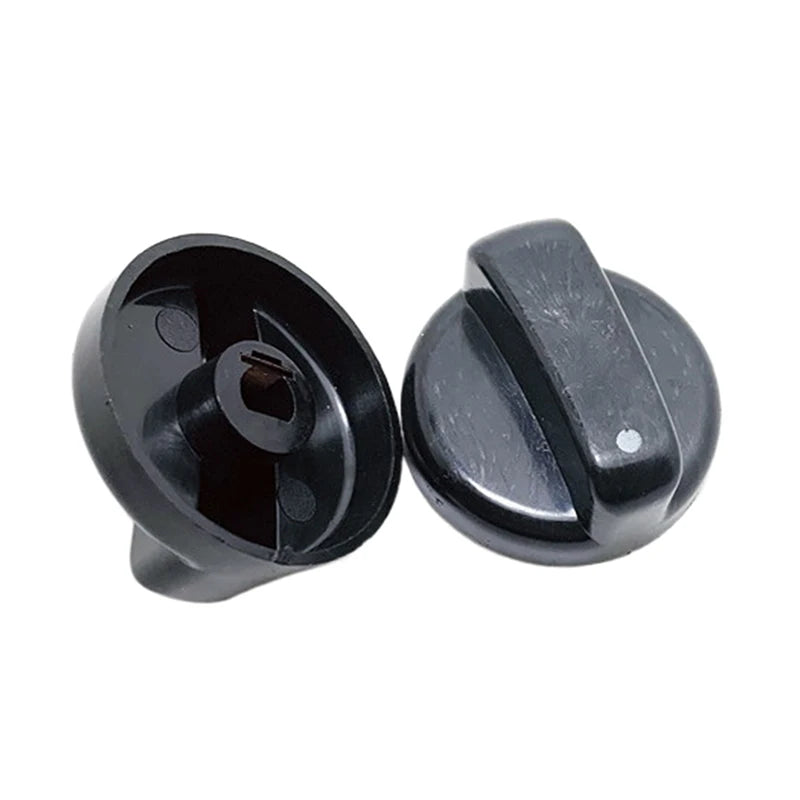 2-Pack Universal Black Gas Stove Control Knobs – DIY Stove Replacement Knobs Qst