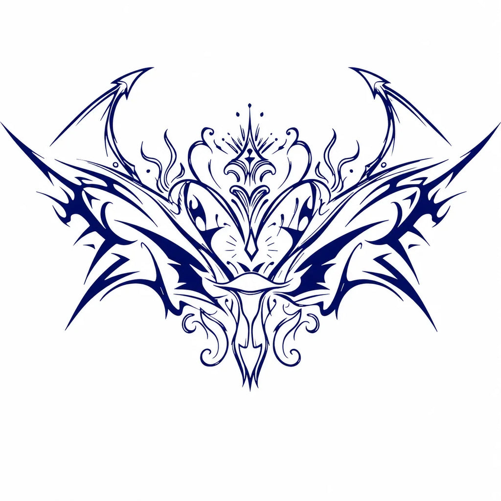 Temporary Belly Tattoo Sticker – Waterproof Easy Apply Temporary Tattoo Sticker Qme