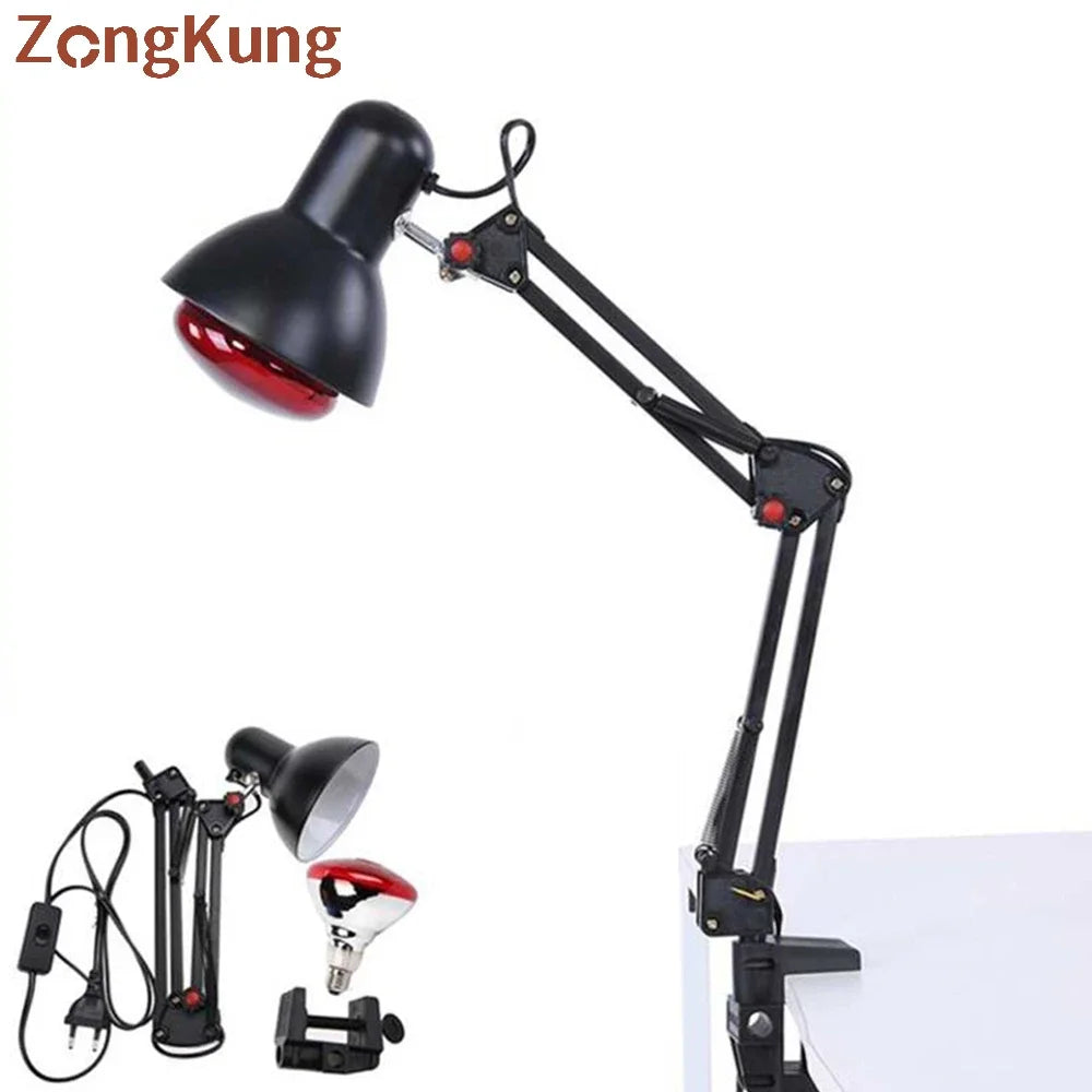 ZONGKUNG Infrared Heat Lamp – Targeted Warmth Therapy Infrared Therapy Lamp Qst
