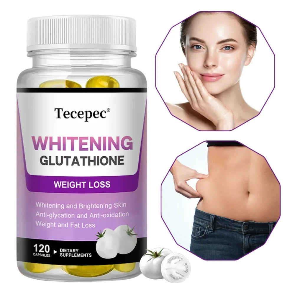 White Tomato Glutathione Capsules – Brightening Antioxidant Antioxidant Supplement Qst