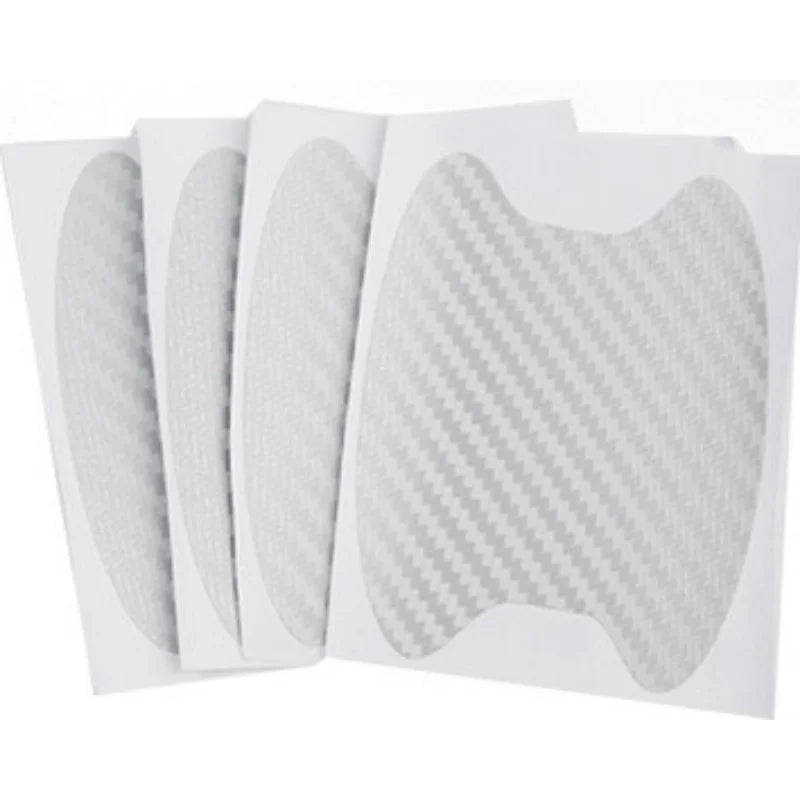 Car Door Handle Scratch-Proof Protective Cover 4-Piece Set Car Door Protector Qme 4pcs Silvery