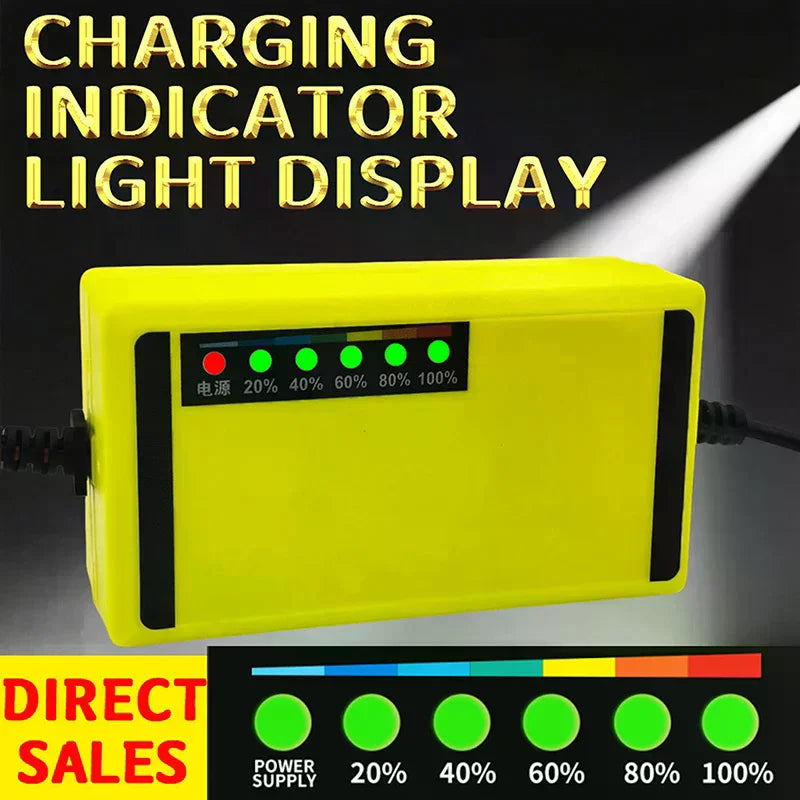 12V Lead Acid Car Battery Charger – Wet & Dry, 4AH–20AH Car Battery Charger Qme