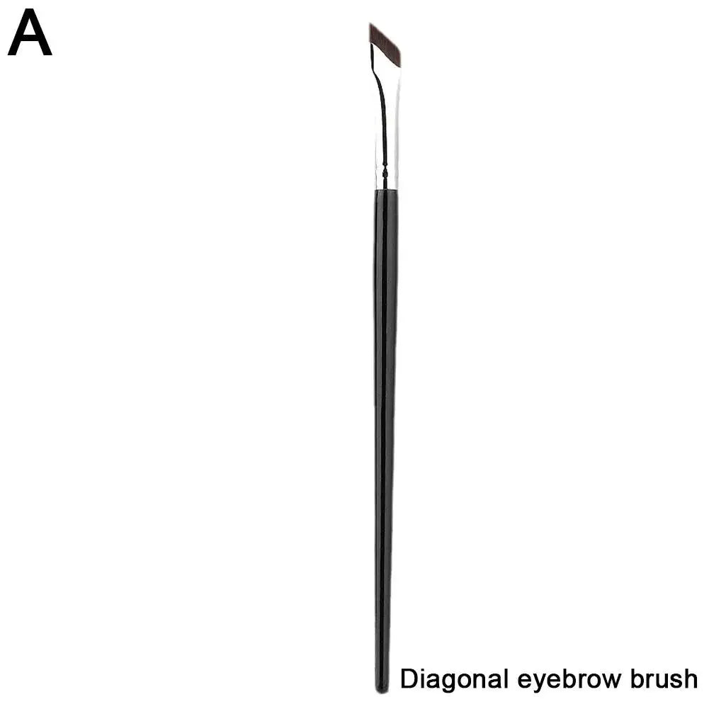 Ultra Thin Blade Eyeliner & Eyebrow Brush – Fine Angle Flat Eyeliner Brush Qme A