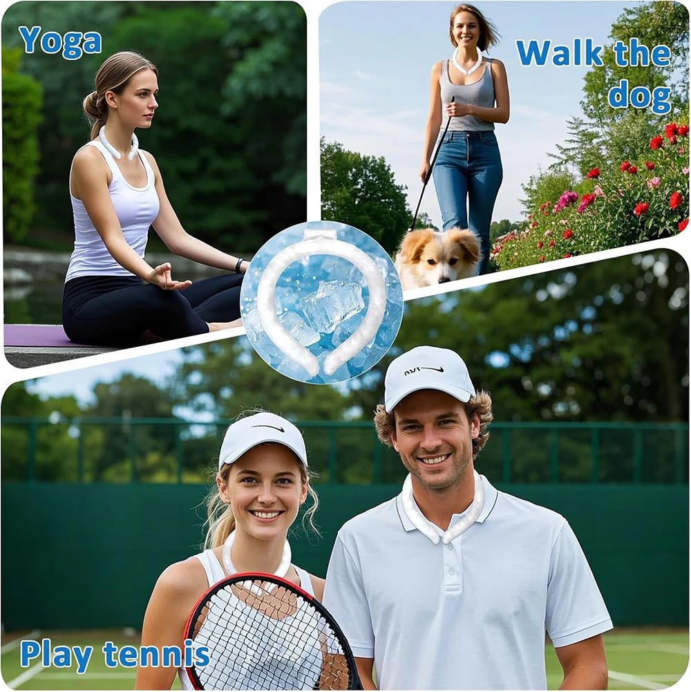PCM Ice Cooling Neck Ring – Summer Neck Cooler Wrap Cooling Neck Wrap Qst