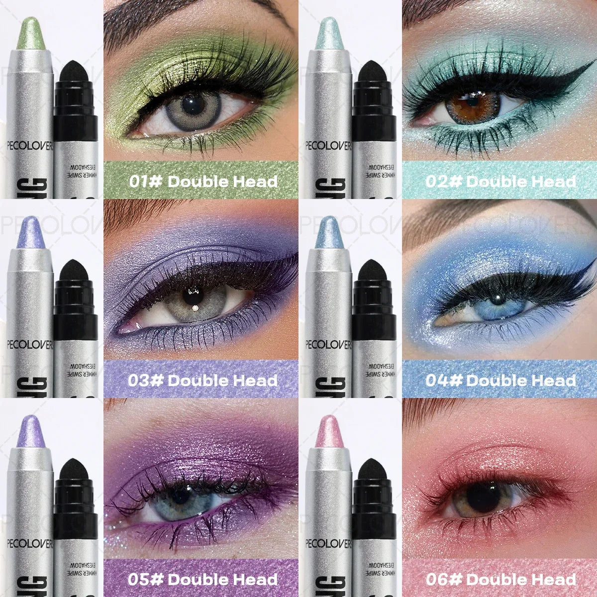Highlight Eyeshadow Stick – Waterproof Eye Pen | 6 Shades Eyeshadow Stick Qme