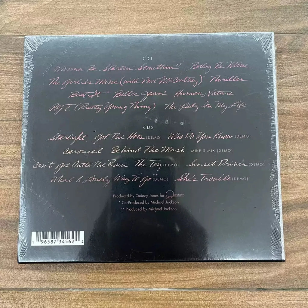 Thriller 40th Anniversary Limited Edition CD – Glitter Foil Collector's CD Album Qme