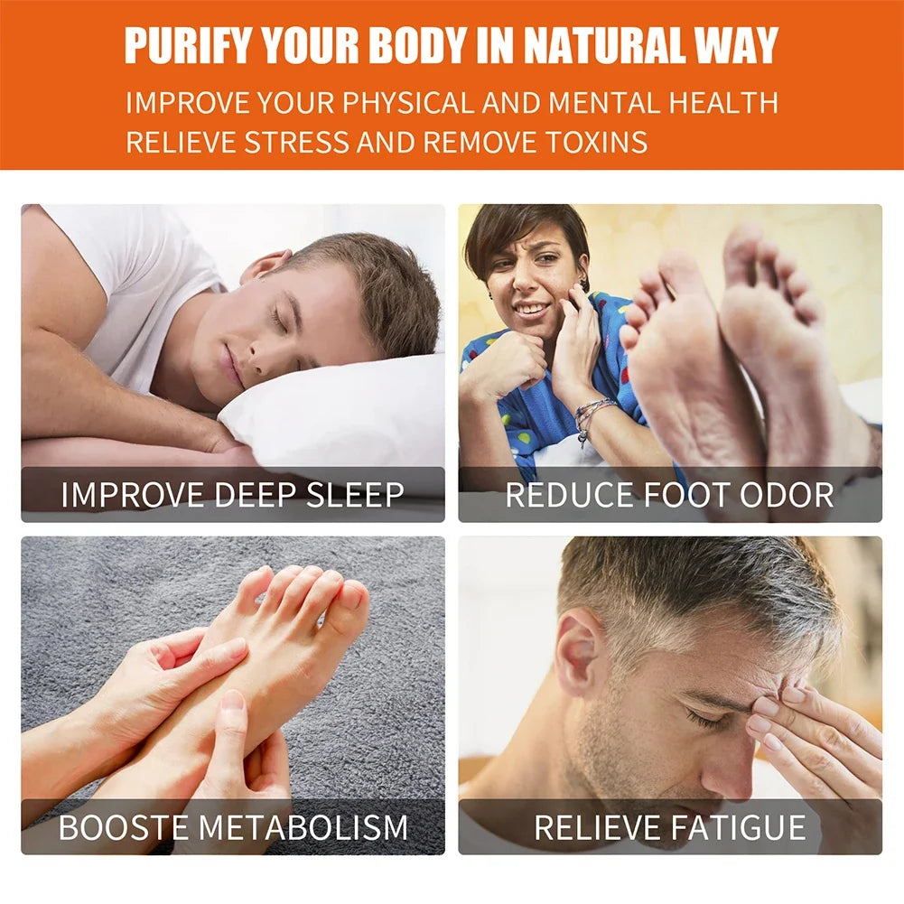 Ginger Foot Pads – Deep Cleansing Sleep Patches (10 Pack) Foot Care Patches Qme