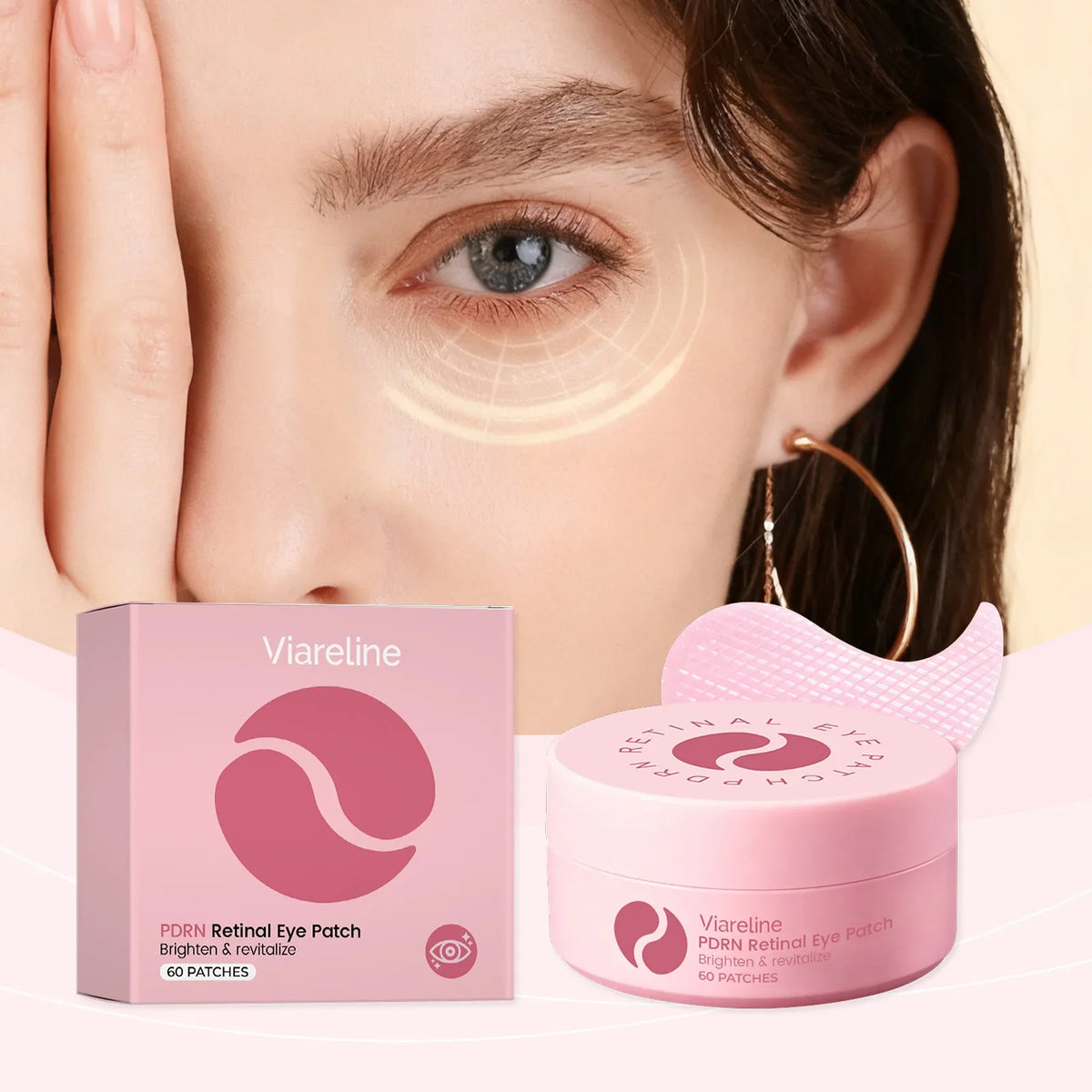 Retinol Hydrogel Eye Patches – Brightening Under-Eye Mask Hydrogel Eye Patches Qme