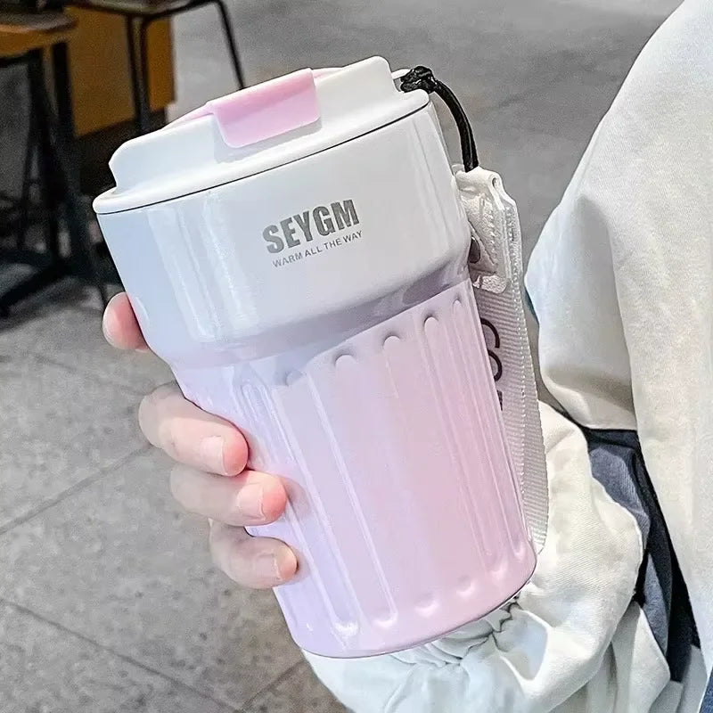 Gradient Vacuum Insulated Tumbler – 304 Stainless Steel 400ml Vacuum Insulated Tumbler Qst Pink 400ml