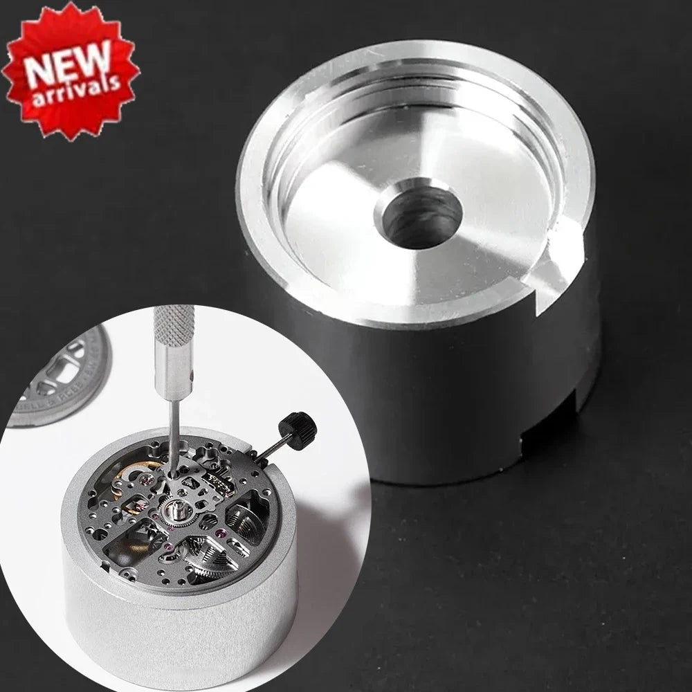 NH35A Watch Movement Holder Base | NH35 NH36 7S26 8215 Watch Repair Tool Qme