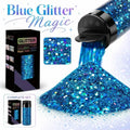Fine Gold Foil Glitter Flakes – Body, Face, Nails & DIY Crafts Craft Glitter Flakes Qme Blue One Size