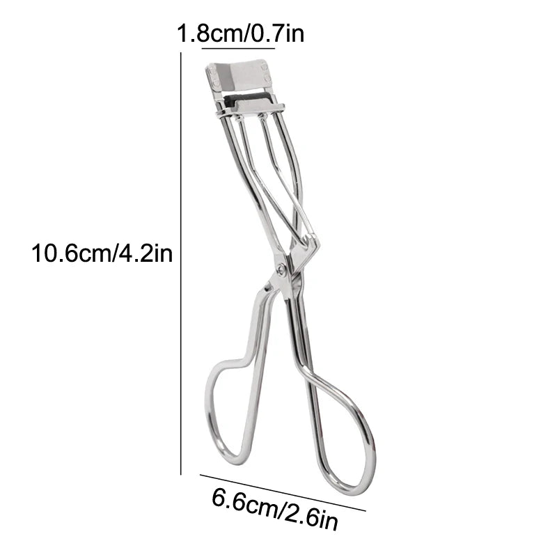 Mini Partial Eyelash Curler – Chrome Steel Natural Curl Tool Eyelash Curler Qst Default Title