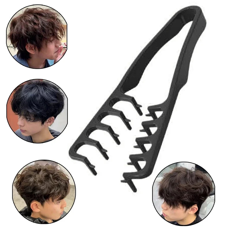 Fluffy Texture Comb for Bangs & Volume Styling – Women & Men Hair Styling Comb Qme