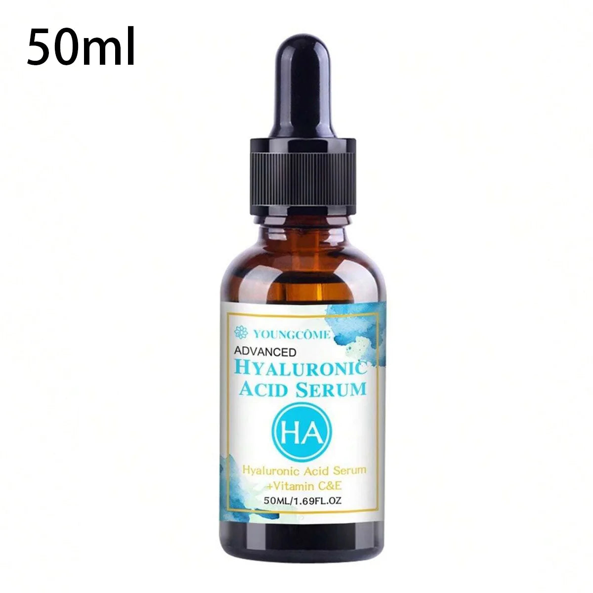 YOUNGCOME Vitamin C Facial Serum 50ml – Hyaluronic Acid Facial Serum Qst HA-50ML