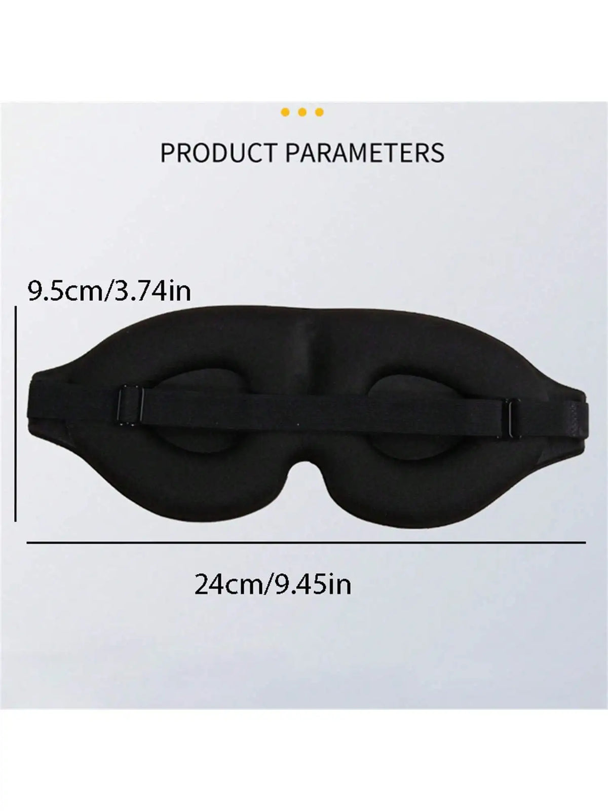 3D Sleep Mask with Ear Plugs – Soft Light-Blocking Eye Mask Sleep Mask Set Qme 1pc