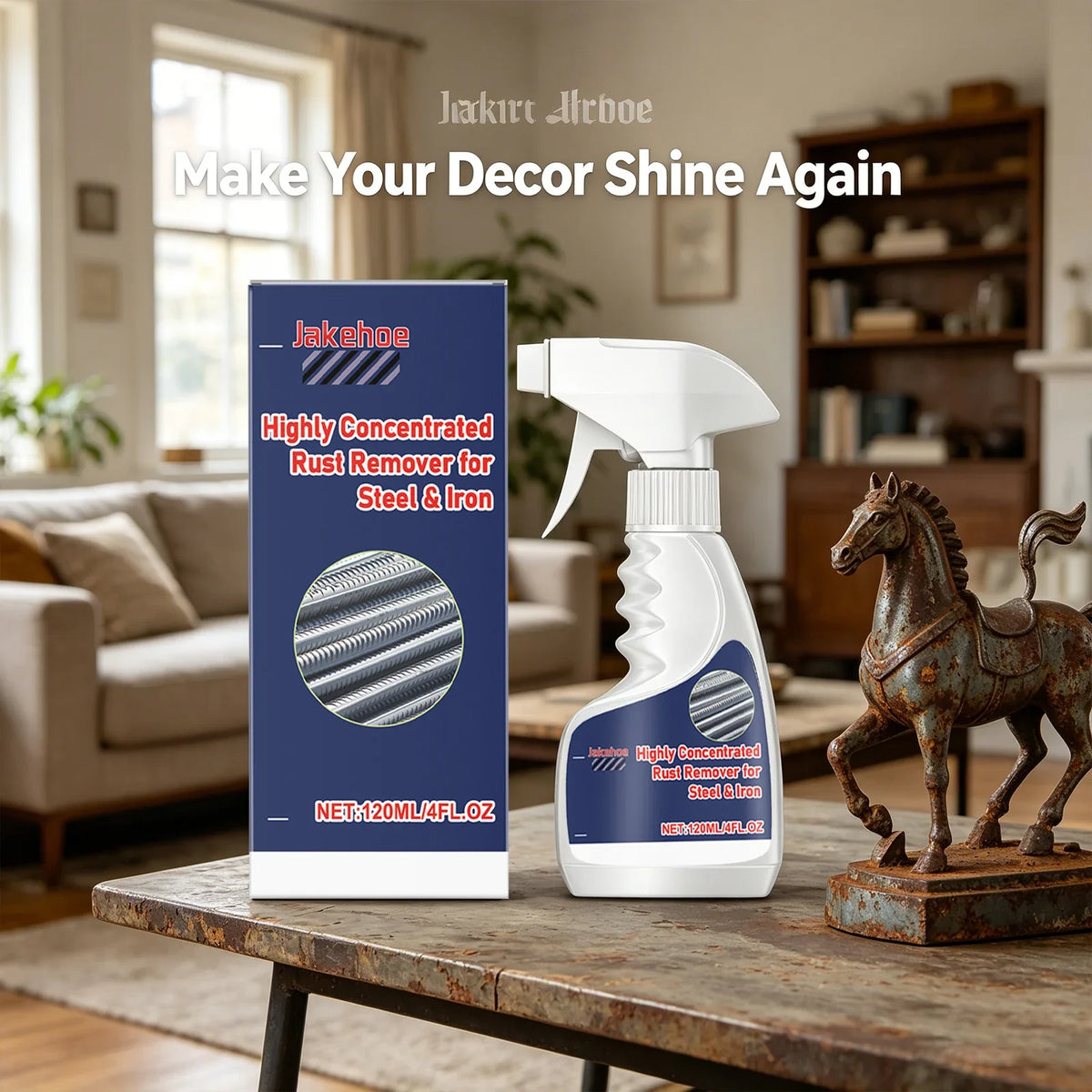 Steel & Iron Rust Remover Spray – Restore Metal Surfaces 120ml Rust Remover Spray Qme