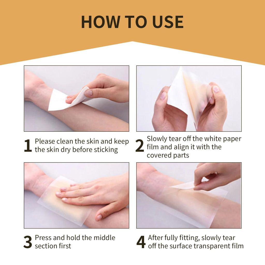 5-Pack Invisible Concealer Stickers – Waterproof & Breathable Skin Concealer Stickers Qst