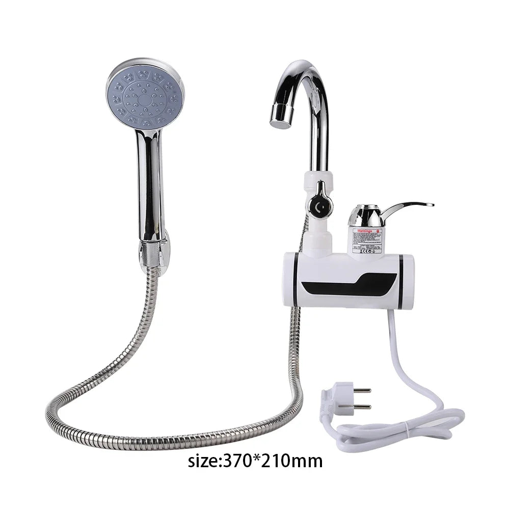 ZARTSEN 3000W Tankless Instant Hot Water Faucet – 220V Instant Water Heater Qst Side EU
