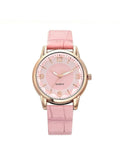 Women's Retro Square Dial Quartz Watch – Elegant Minimalist Women's Quartz Watch Qme Pink