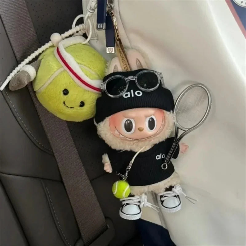 Labubu 15/17cm Doll Outfit Set – Baseball, Sweater & Skirt Doll Clothing Set Qst