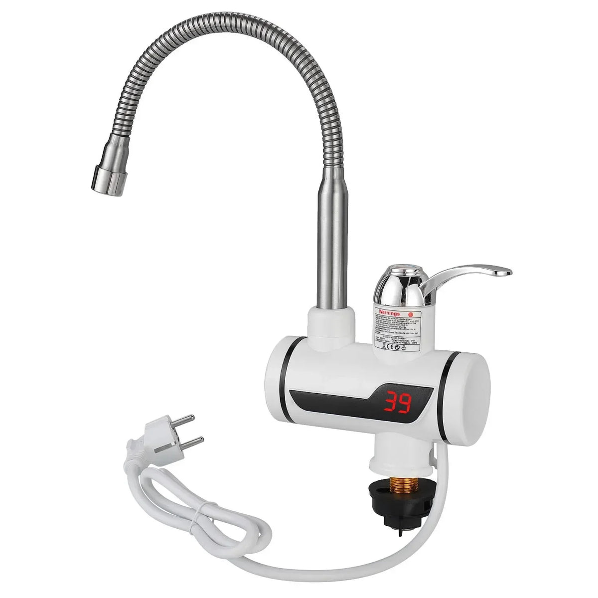ZARTSEN 3000W Instant Electric Hot Cold Mixer Tap | Digital Faucet Electric Heating Faucet Qst A AU