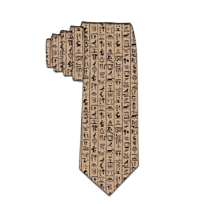 Men's Cartoon Dog Sunflower Novelty Print Necktie | Fun Tie Novelty Print Necktie Qme