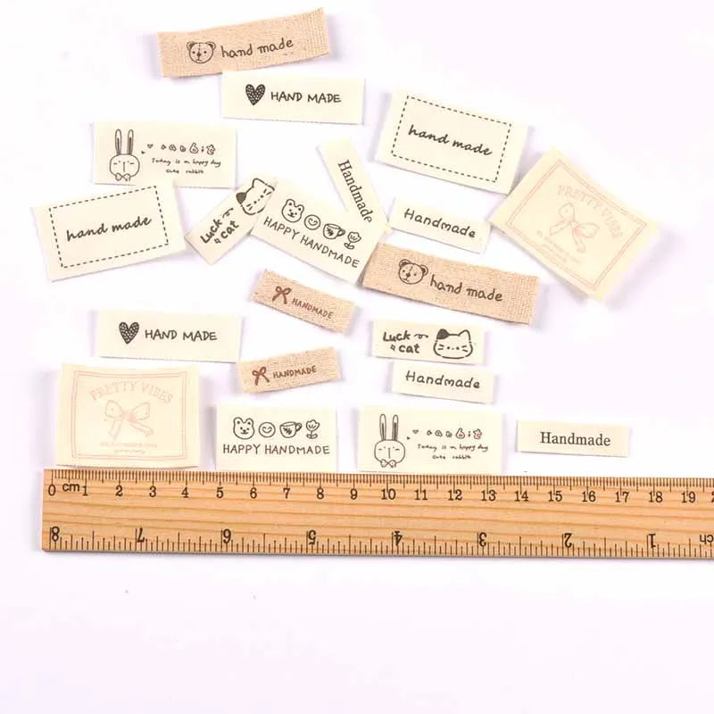 10 Cute Animal Fabric Sew-On Labels for DIY Clothes & Crafts Fabric Sew-On Labels Qme