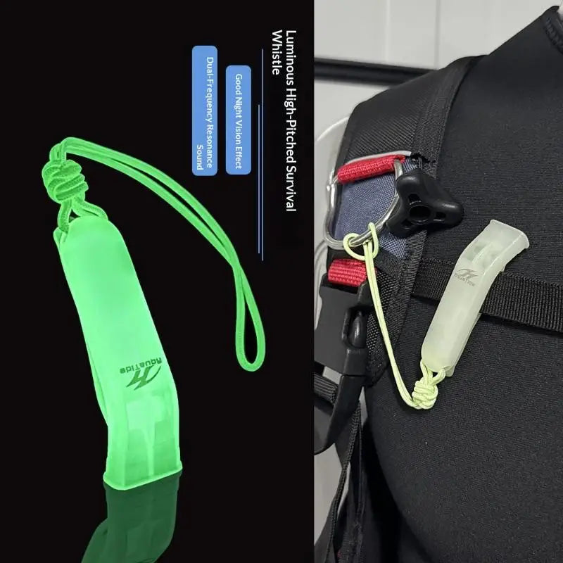 Luminous Dual-Frequency Survival Whistle | High Decibel Survival Whistle Qme Default Title