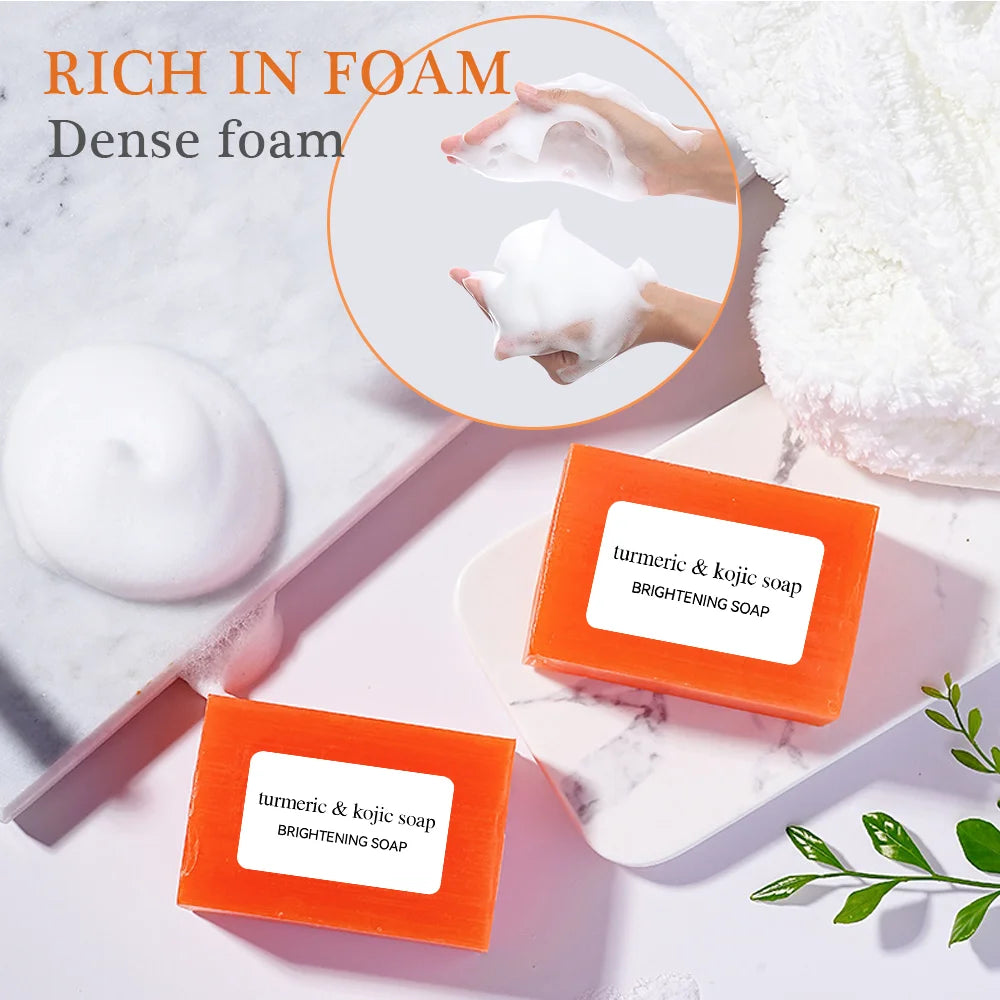 REAROYA Kojic Acid Soap – Brightening & Even Skin Tone Bar Brightening Bar Soap Qst
