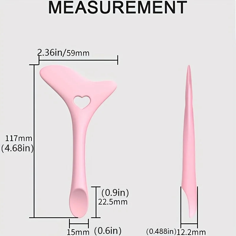 Heart-Shaped Eyeliner & Lipstick Makeup Guide Tool | Qme Makeup Applicator Tool Qme