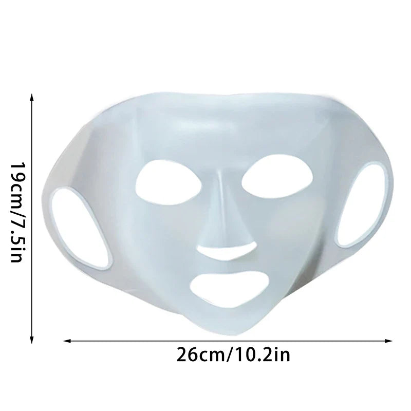 3D Silicone Reusable Facial Mask – Gel Sheet with Ear Loops Silicone Face Mask Qme