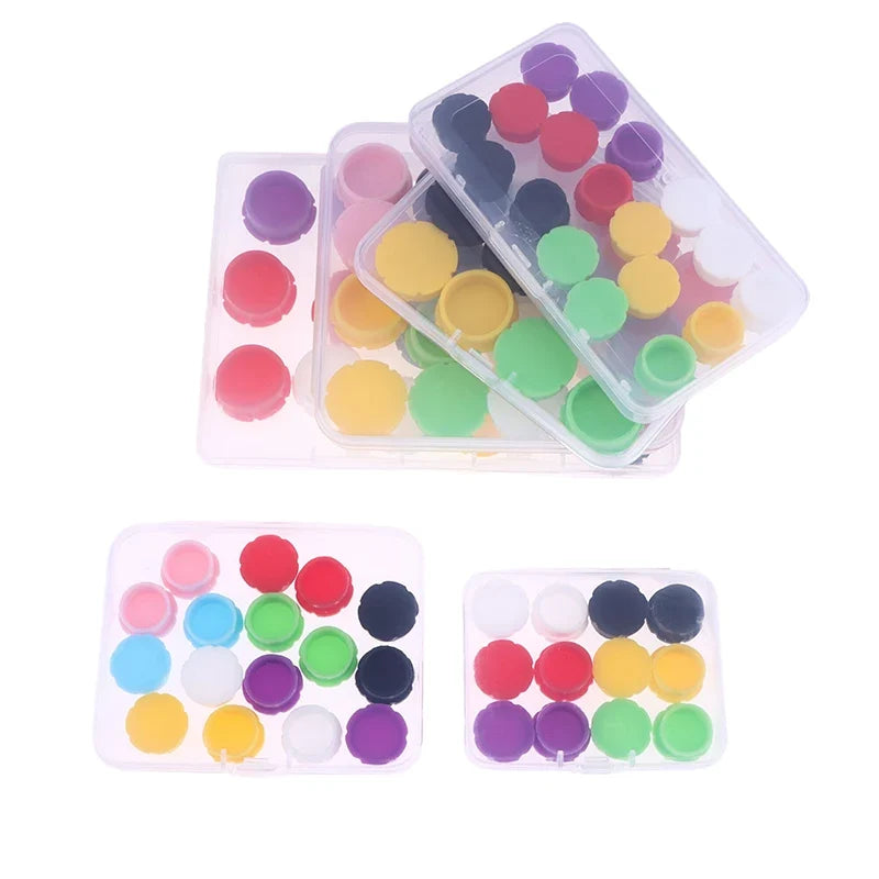 Silicone Glass Vial Protective Caps – Leak-Proof, Set of 3 Silicone Vial Caps Qme