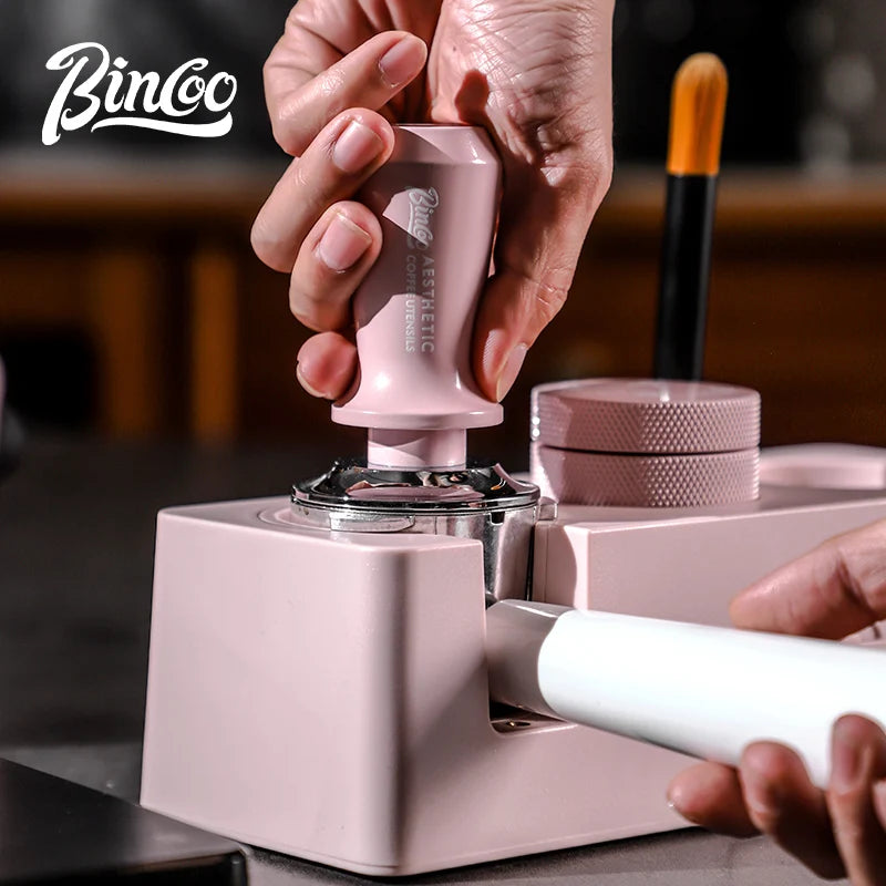 Bincoo Tamping Station 51/58mm Espresso Tamper Stand & Leveler Espresso Tamping Station Qst