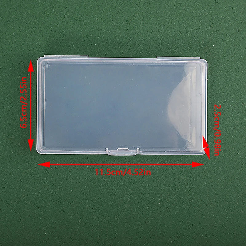 Clear Washi Tape & Sticker Storage Box | Transparent Case Stationery Organizer Box Qme Clear