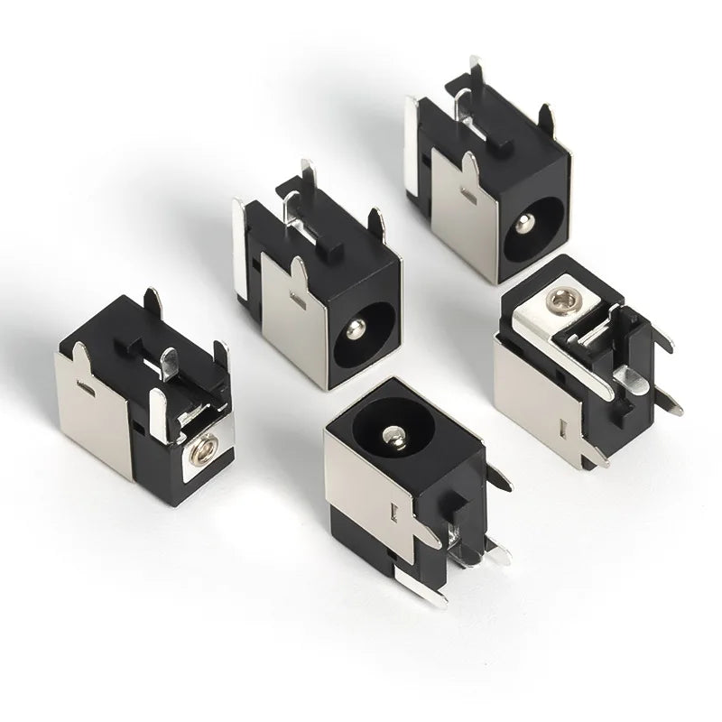 DC-036A Female Metal Cover DC Power Socket 5.5x2.1mm 30pcs DC Power Connector Qme